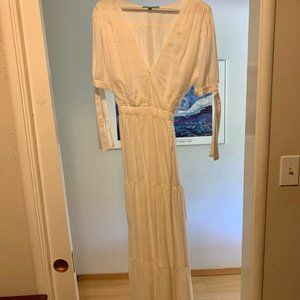 Melissa Odebash white flowy dress
